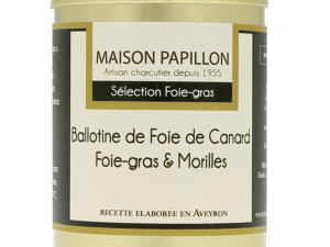 Ballontine de Foie de Canard aux Morillees excellent food
