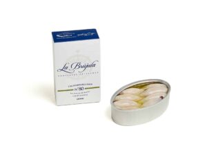 Gefüllter Baby Tintenfisch in Olivenöl von La Brújula