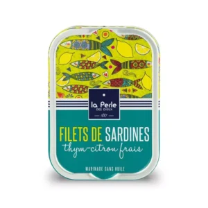 Sardinenfilets ohne Öl Thymian und Zitrone