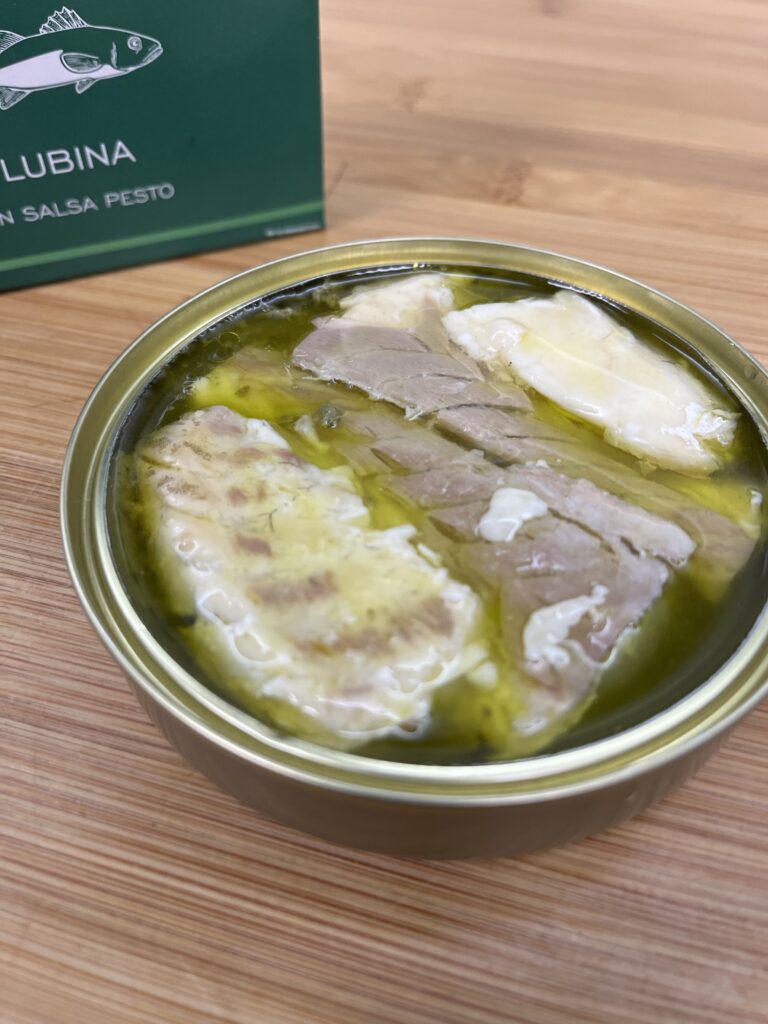 Loup de mer Pesto
