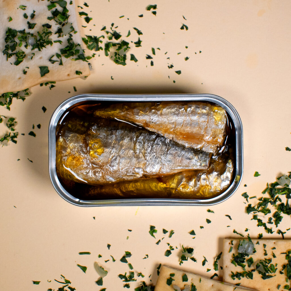 Geräucherte portugiesische Sardinen